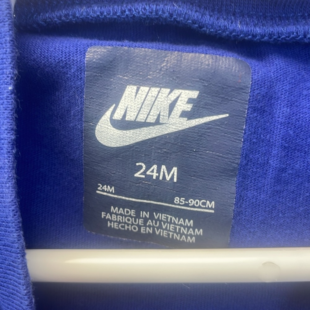 Nike Kids Blue Tank Top with Bold Graphic - Picture 2 of 4